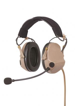 Headsetet är både vattentätt och robust och möjliggör tydlig kommunikation vid extrema ljudnivåer tillsammans med överlägsen situationsmedvetenhet.