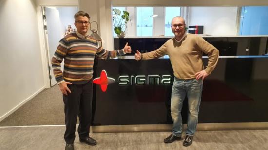 Jonas &Ouml;rmin, sektionschef Produktionsutveckling och Joachim Jillehed, regionchef Norr.