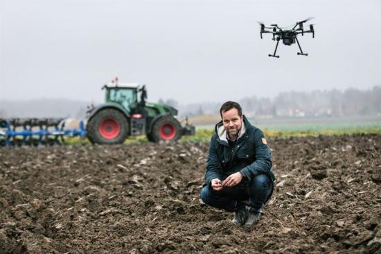 Jonas Engström är projektledare för RISE testbädd för digitaliserat jordbruk.