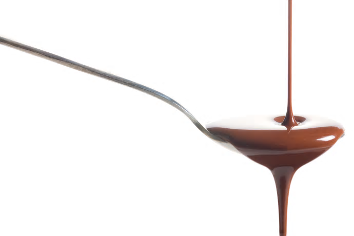 Flytande choklad är en av många vätskor som kan mätas under pågående produktionsprocess med Incipientus nya teknik.