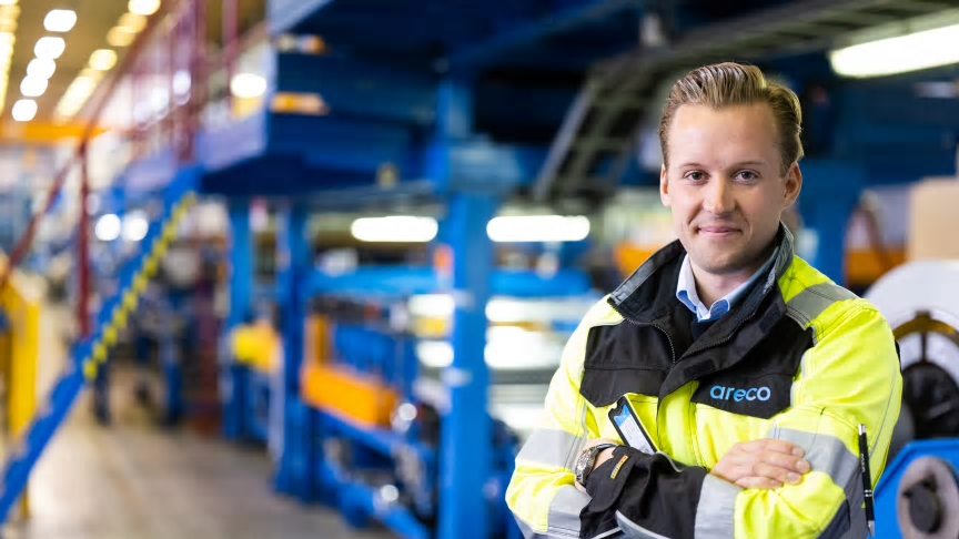 Kasper Siintola, försäljningschef Areco Profiles Finland.