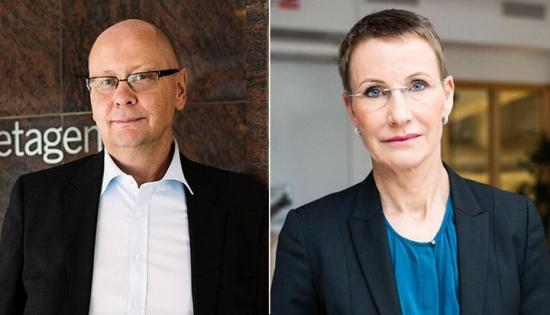 Klas Wåhlberg, vd Teknikföretagen, och Pia Sandvik, vd RISE.