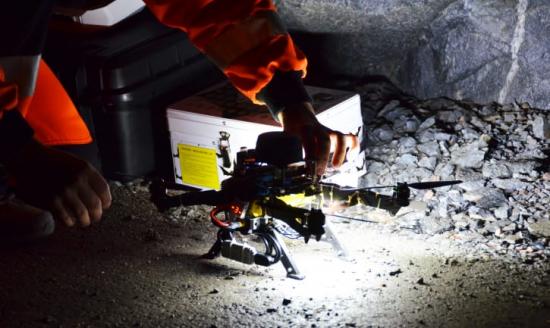 Självkörande drönare för undersökning av bland annat gruvor, utvecklas vid Luleå tekniska universitet.
