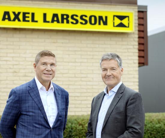 &Aring;ke Bäckman, ny försäljningschef på Axel Larsson, och Rolf Schytt, VD.