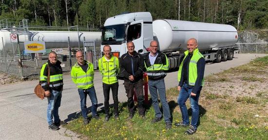 Biogasol ledningen, Skåpafors.
