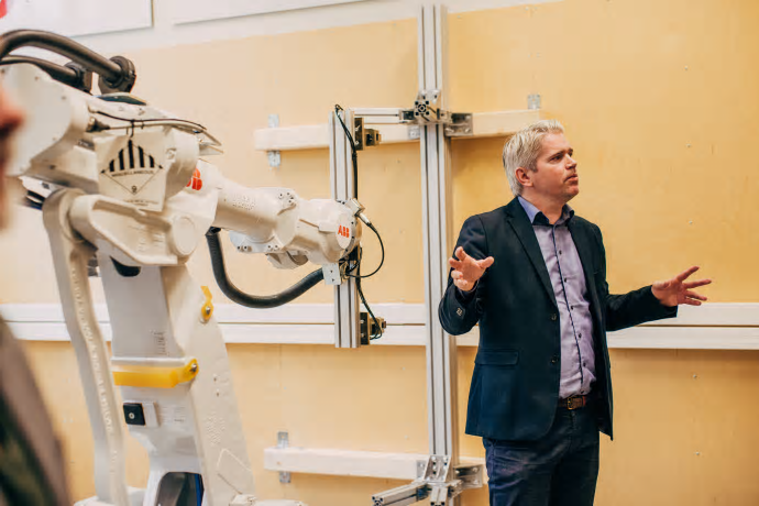Pär Lundström, Alfred Nobel Science Park i Robotlabbet på &Ouml;rebro universitet.
