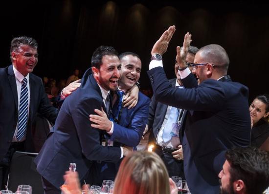 Vinnarna av Swedish Steel Prize: Mantella S.r.l. från Italien.