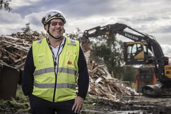 Mats Helin, arbetschef och ansvarig för LTH:s avdelning för rivning och sanering.