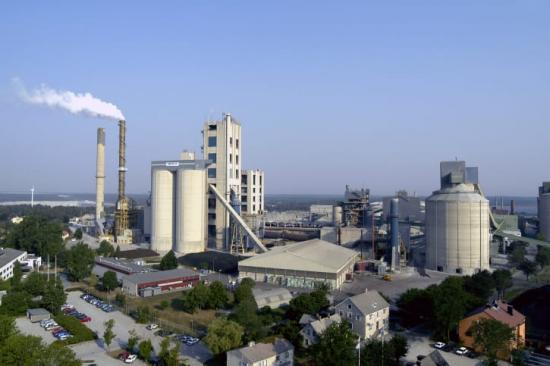 Cementas fabrik i Slite