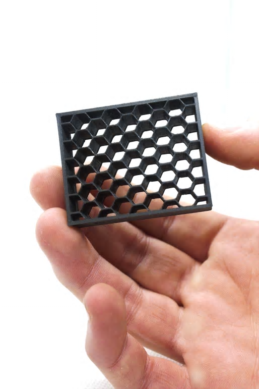 High aspect ratio collimator printed in Addbor N25.