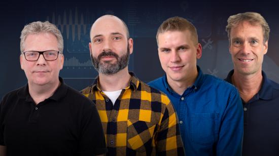 SPM:s konsultteam; fr v Christer Larsson, Daniel Sandqvist, Anders Hultman och Göran Almqvist.