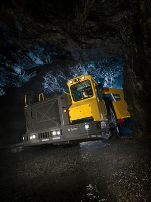 Underjordstrucken Minetruck MT65 är del av ordern