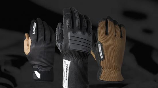 De nya handskarna TP Mesh, TP Touch och TP Grind från Ten Protection.