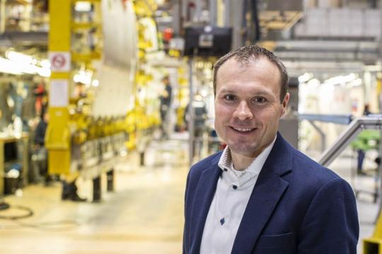 Magnus Bergström, chef på Saabs affärsenhet Aerostructures.
