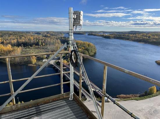 5G installation Iggesund Mill.