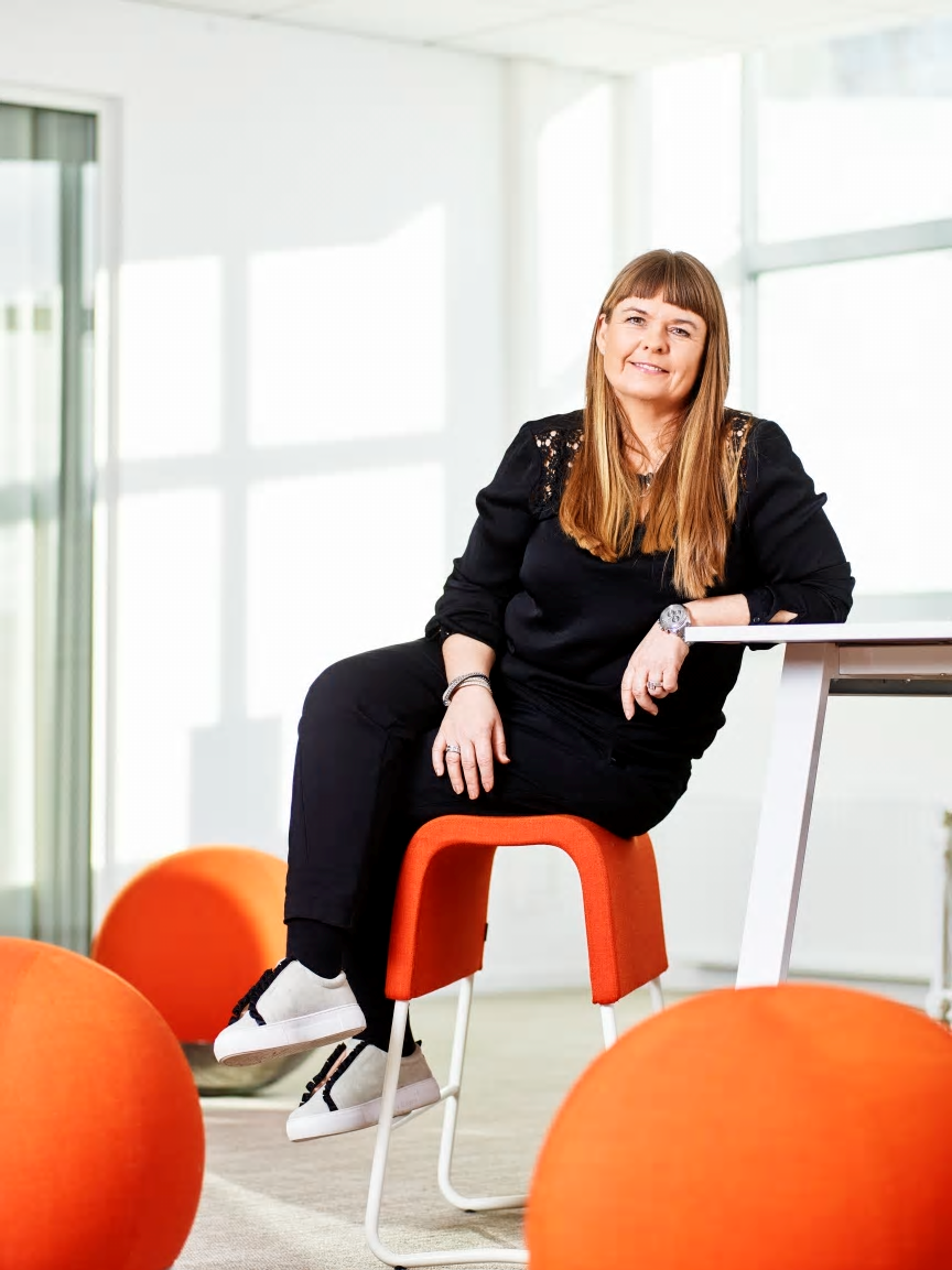 Lena Wiig, affärsområdeschef Arbetsmiljö.