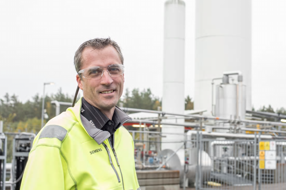 Rickard Olsson, chef för provningen i Finspång.