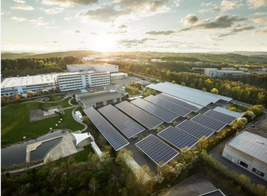 ABBs CO2-neutrala fabrik i Lüdenscheid.