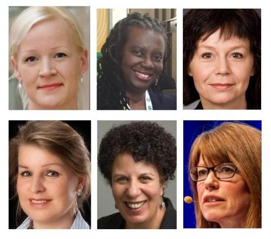 &Aring;sa Lindman, Georgette Barnes, Helena Ranängen, Maria Magdalena Holmgren, May Hermanus, Sarah Downes