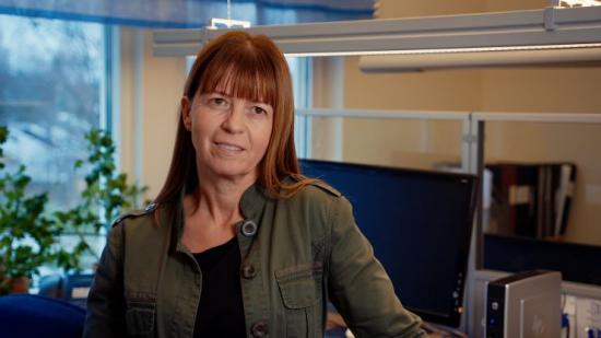 Elisabeth Lejroth, systemadministratör och mottagare av utmärkelsen eDiamond Award.