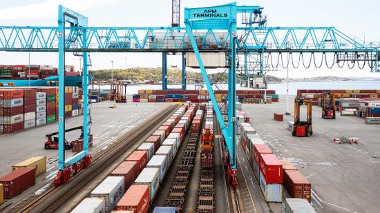 Nu får företagen i Umeå en direktlänk till världsmarknaden via APM Terminals Gothenburg.