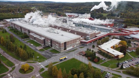 Kvarnsvedens pappersbruk i Borlänge som Sweco ska bistå i att omvandla till gigafabrik för Northvolt.