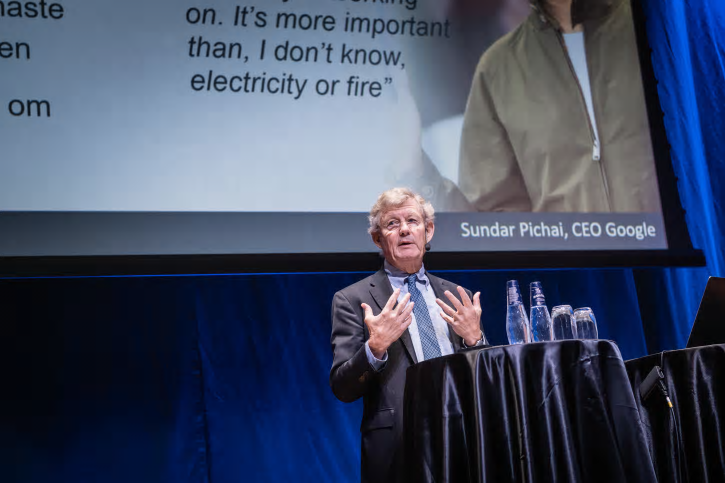 Jacob Wallenberg talade på Industri & Framtid 2019.