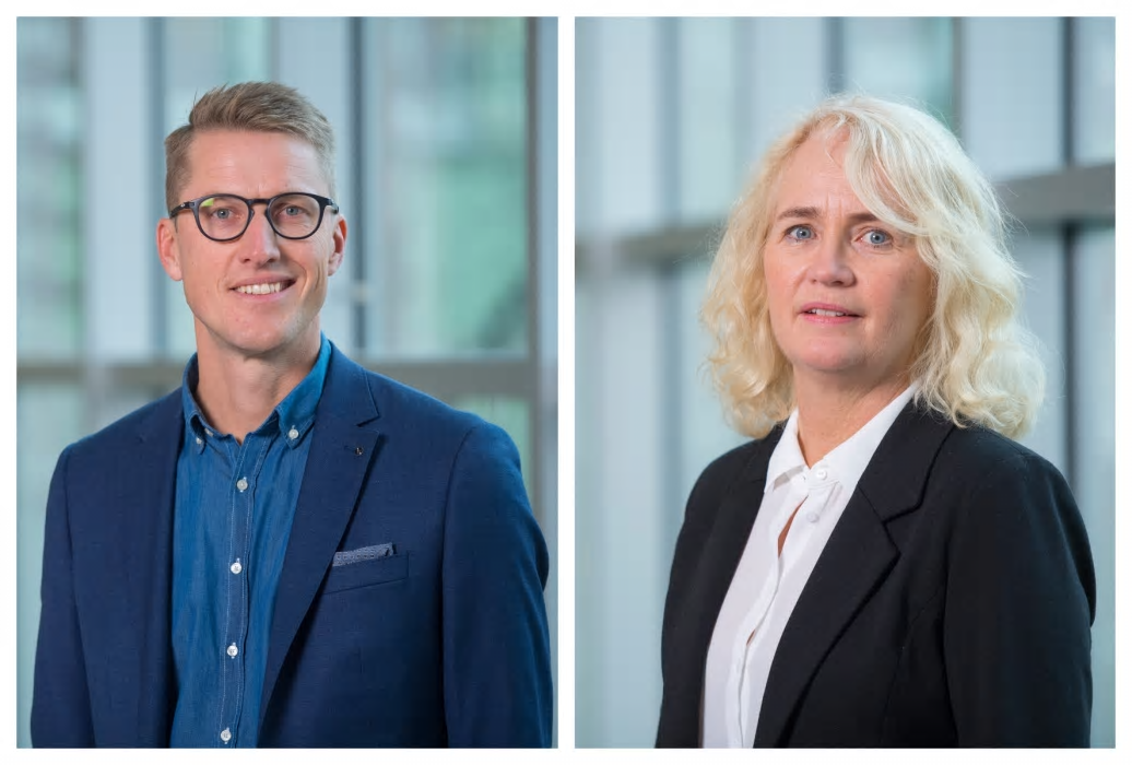 Andreas Lindberg and Christin Grundström.