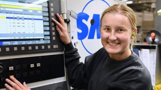 Elin Gunnarsson fick en kanonstart i sitt arbetsliv tack vare Volvosteget