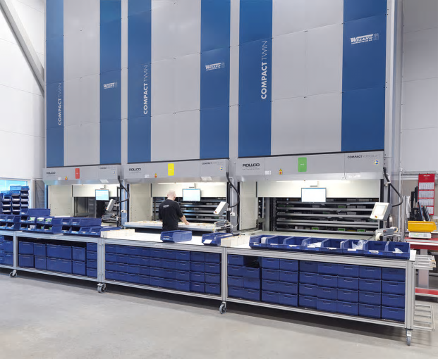 Compact Twin hissautomater hos Rollco i Helsingborg.