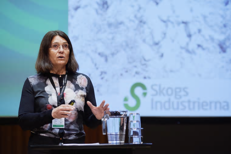 Carina Håkansson, vd på Skogsindustrierna.