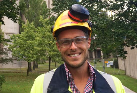 Fred Grönwall över rollen som chef för Cementas fabrik i Slite vid årsskiftet.