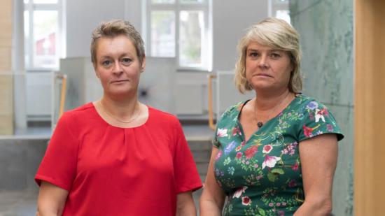 Regionråden Annette Linander (C) och Birte Sandberg (C) tycker att det är \