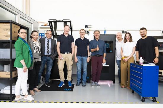 Bologna 3D tillsammans med Wematter och Gravity-ekosystemet på kontoret i Italien.