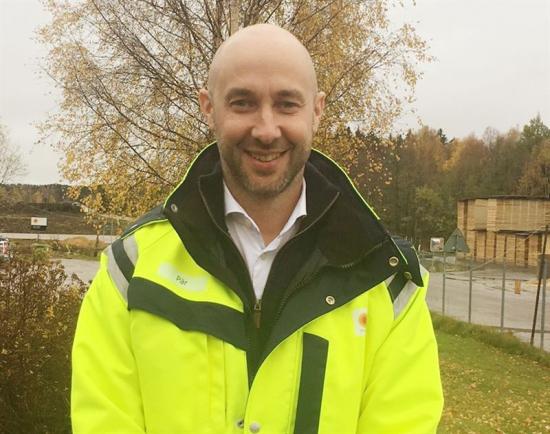 Pär Larsson, platschef, Gruvöns sågverk.