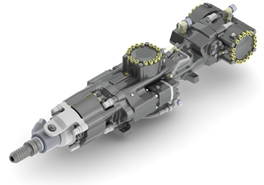 En bergborr utvecklad av Rockdrill Services Australia.