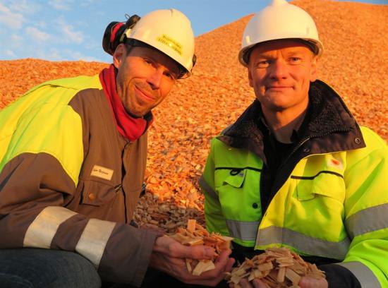 Fr v Stefan Neijman, projektledare och Ronny Sjöberg, chef Anläggning & Investeringar.