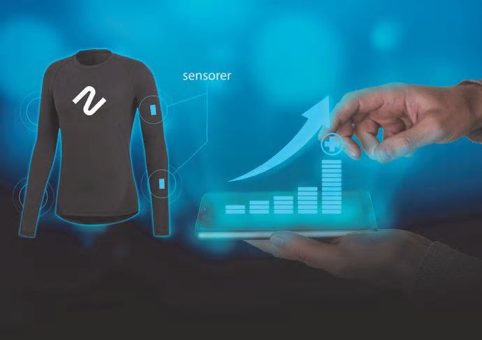 WAVR Tech har utvecklat Zentnl – AI som analyserar data från arbetskläder med insydda sensorer.