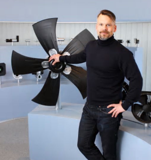 Stefan Ruuth, försäljningschef på ebm-papst OEM-avdelning.