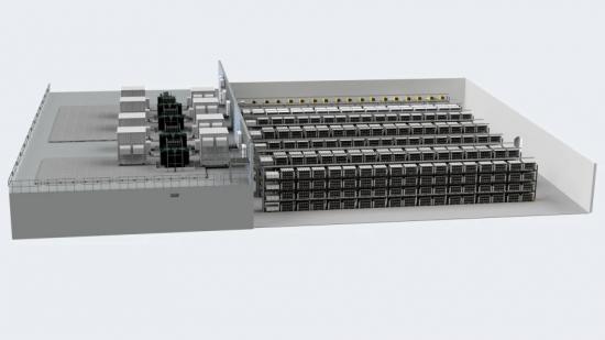 I Freiberg, Sachsen, bygger JT Energy Systems ett stationärt lagringssystem med återvunna litiumjonbatterier, med en toppeffekt på 25 MW (bilden är en illustration).