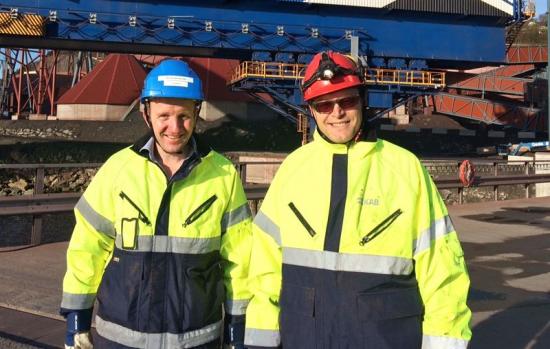 Jonas Allebert, SSAB och Evert Nilsfors, LKAB