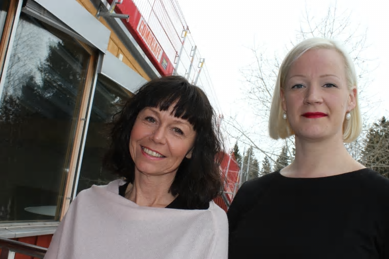 Helena Ranängen och &Aring;sa Lindman, forskare vid Luleå tekniska universitet.