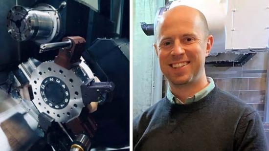 Daniel Nyström, platschef CNC Quality, tycker att konsulterna från Produktionslyftet snabbt satte sig in företagets verksamhet.