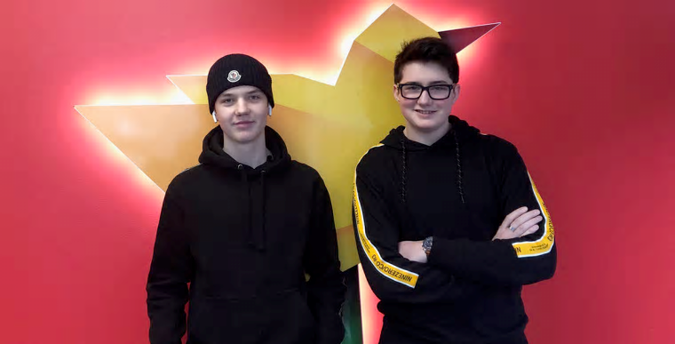 Alexander Issal och Alexander Frick, Thoren Innovation School.
