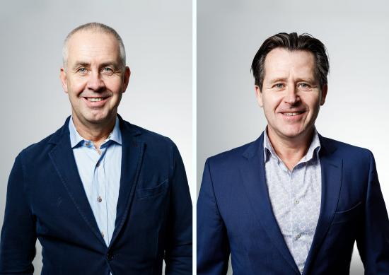 OCS vd och andre delägare Kenth Almqvist och Christer Lundgren, delägare och försäljningsansvarig på OCS.