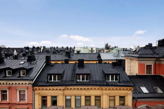 Takvy från Södermalm i Stockholm.