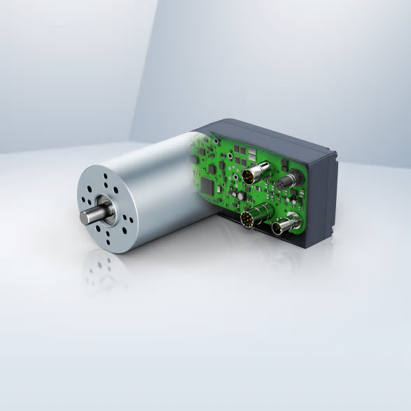 ECI 63.xx K5 är en elektroniskt kommuterad innerrotormotor (BLDC) med en integrerad styrelektronikmodul och ett standardiserat CANopen interface.