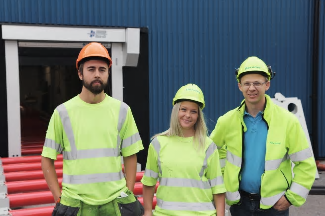 Jonatan Cederberg Operatör, Amanda Bertilsson Operatör, Elias Brag Projektledare.