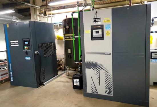 Kompressor Kvävgasgenerator Booster Atlas Copco.