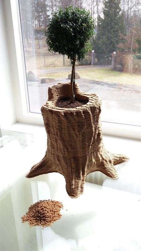 3D-printad stubbe.